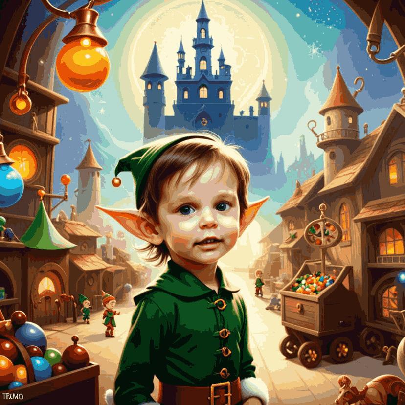 "Magical Elf Adventure" Paint by Numbers Kit - 3d1b90c4155b33e5b2d68773b77fd49e