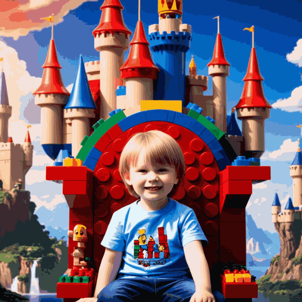 "Magical Bricks Castle" Paint by Numbers Kit - 6240eff6e91e8a57b59dfd13f057bef9