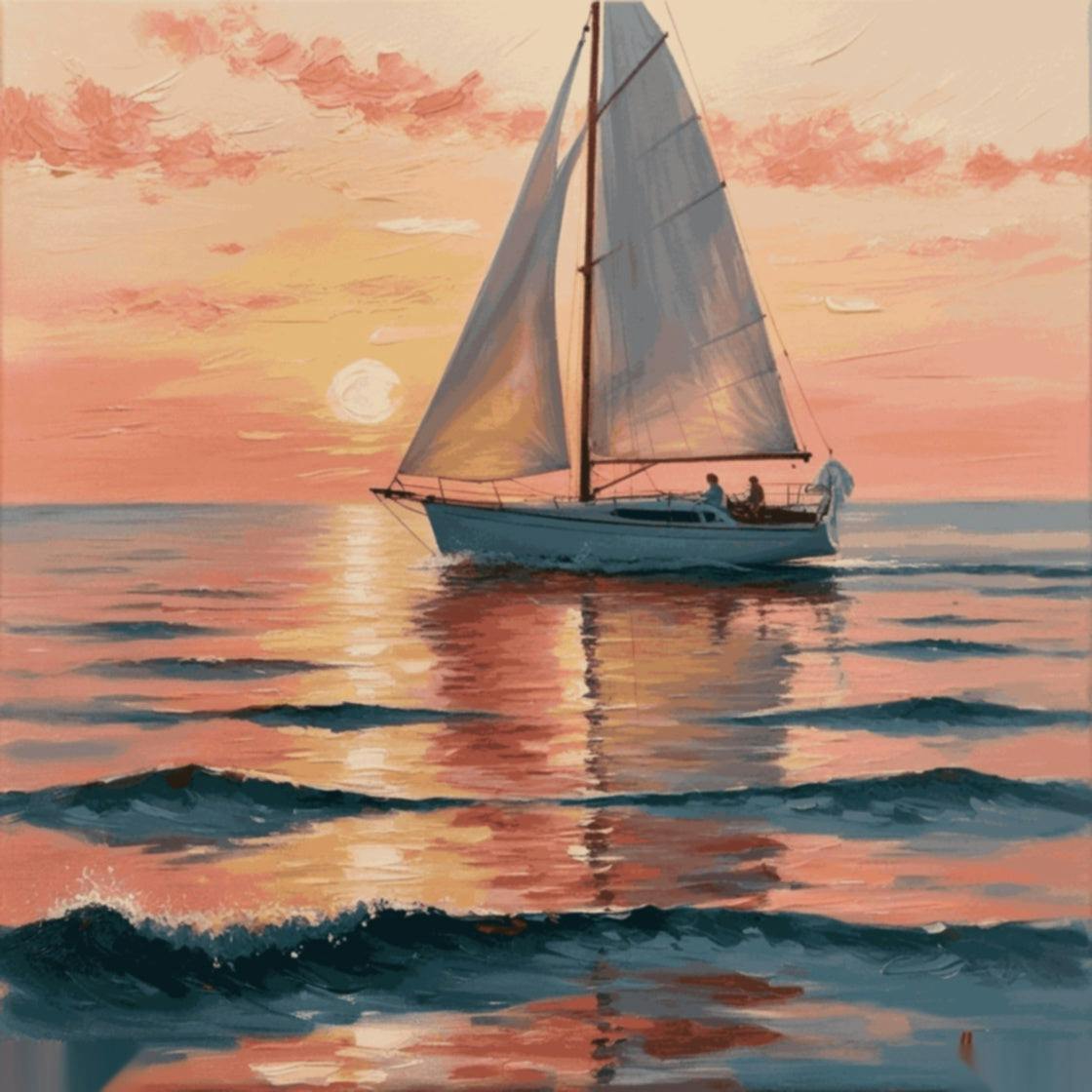 「夕日のセーリング」塗り絵キット - inpainted_default_oil_on_canvas_boat_painting_capturing_the_serenity_of_0-quantized_246216e1-7404-4f5c-a1b5-a080aa8799e1