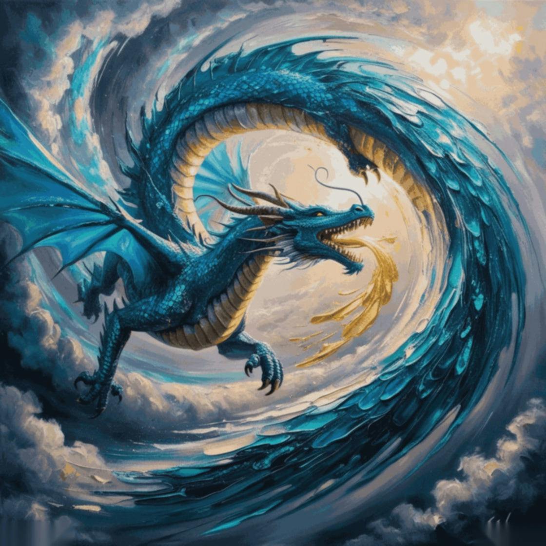 「威厳のあるドラゴン」塗り絵キット - inpainted_default_vibrant_dragon_painting_on_canvas_depicting_a_majestic_1-quantized_aa62b71b-b2f7-41c3-9dd4-c6f3de2e41f3